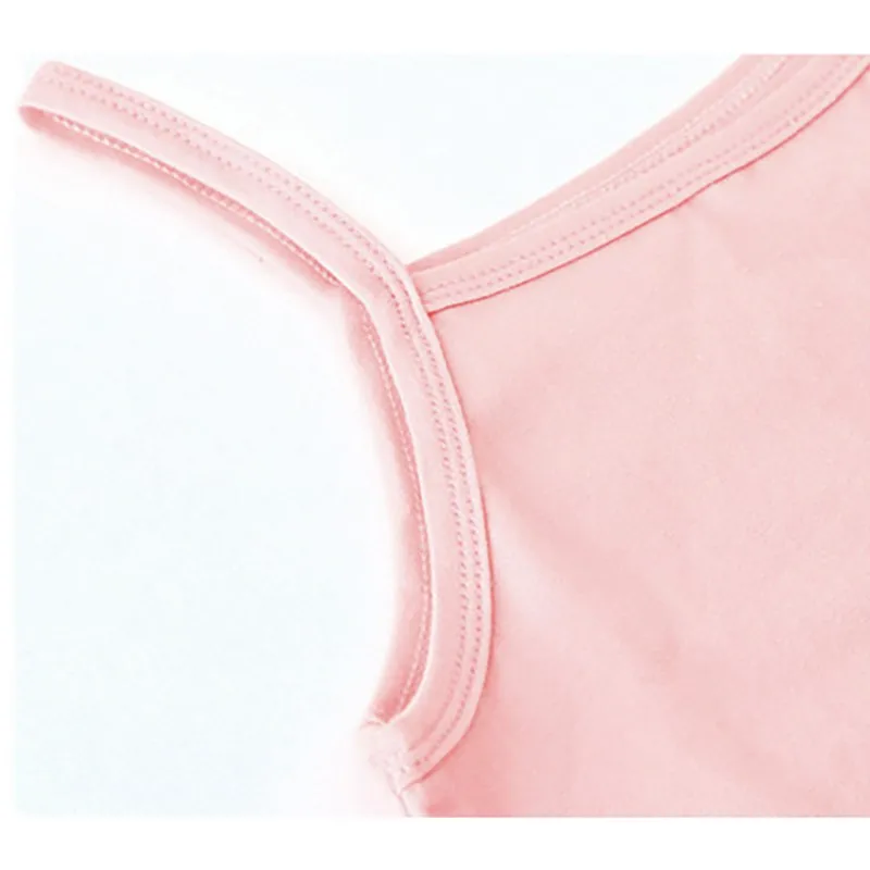 Нательная майка для маленьких девочек детское хлопковое нижнее белье с принтом