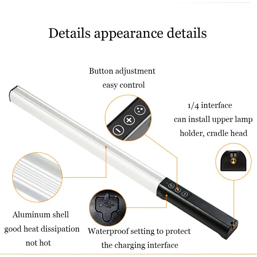 MAMEN светодиодный Профессиональный якорь фотографии в прямом эфире 3200-5600K