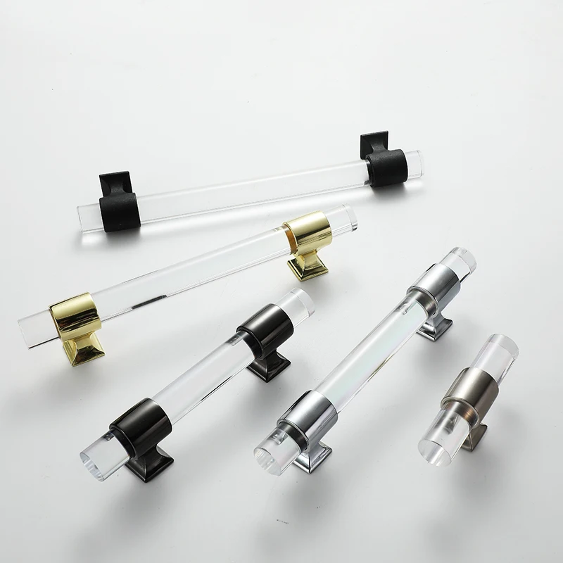 Прозрачная акриловая ручка для шкафа и ручки выдвижного ящика|Ручки шкафа| |