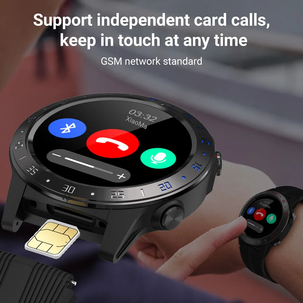 LEMFO Смарт-часы мужские sim-карты Bluetooth звонки gps спортивный трекер Компас Барометр пульсометр управление музыкой Смарт-часы