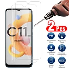 2 шт. Защитное стекло для Realme C11 2021 Чехлы закаленное стекло для oppo realme c11 C11 C 11 2021 6,52 дюйма защитное стекло