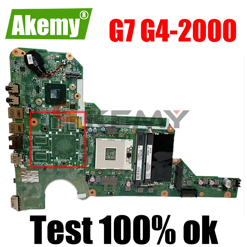 

AKemy материнская плата для ноутбука HP павильон G4 G6 G7 G4-2000 G6-2000 G7-2000 материнская плата DA0R33MB6E0 680568-001 680568-501