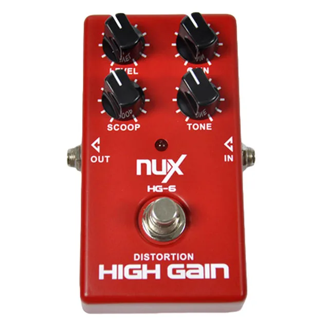 

NUX HG-6 Guitar Distortion High Gain Electric Effect Pedal