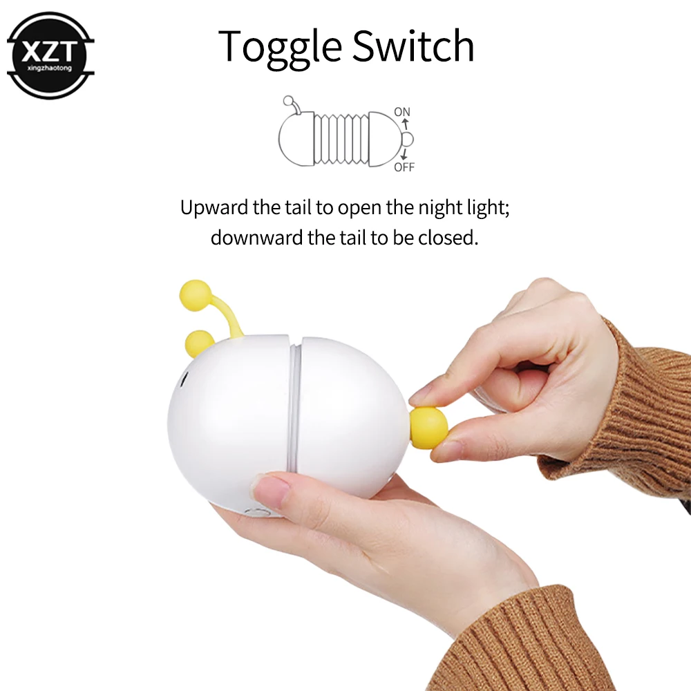 Креативный Ночной светильник LED Портативный Выдвижной USB Перезаряжаемые для