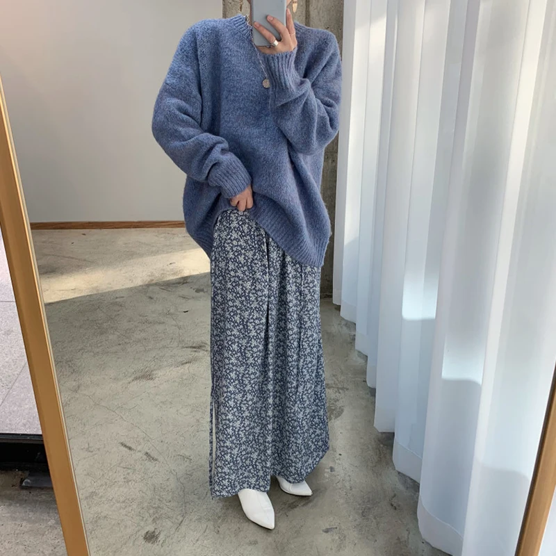 

Sister Fara New Spring 2021 Elegant Floral Print Dress for Women Lace Up Pocket Puff Sleeve Dresses Office Lady Chic Loose Dress