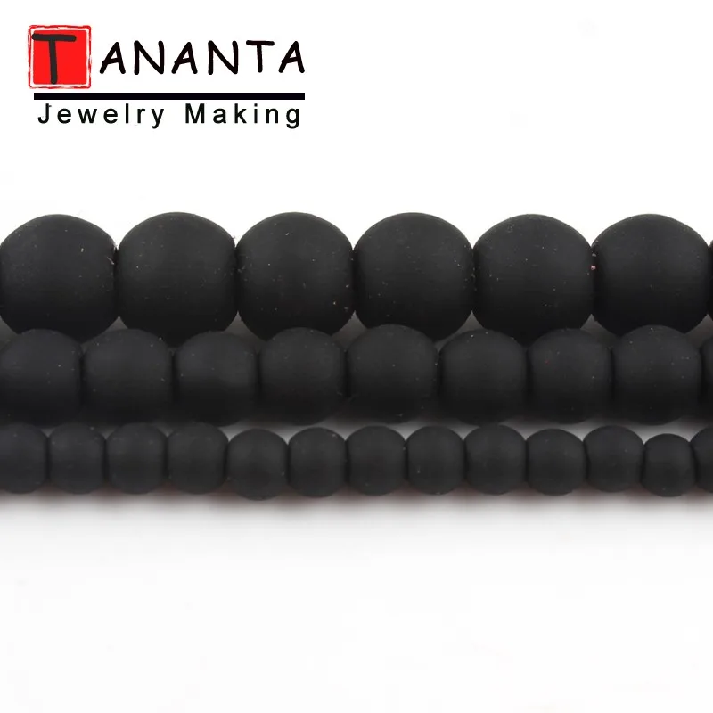 Круглые бусины из гематита 4/6/8 мм для изготовления ювелирных изделий 15 дюймов |