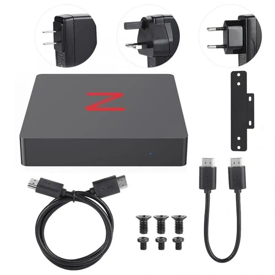 Z85 Beelink 2,4/5,8 ГГц Wifi VGA HDMI четырехъядерный медиаплеер мини-ПК(4+ 64G 100-240 V) медиаплеер