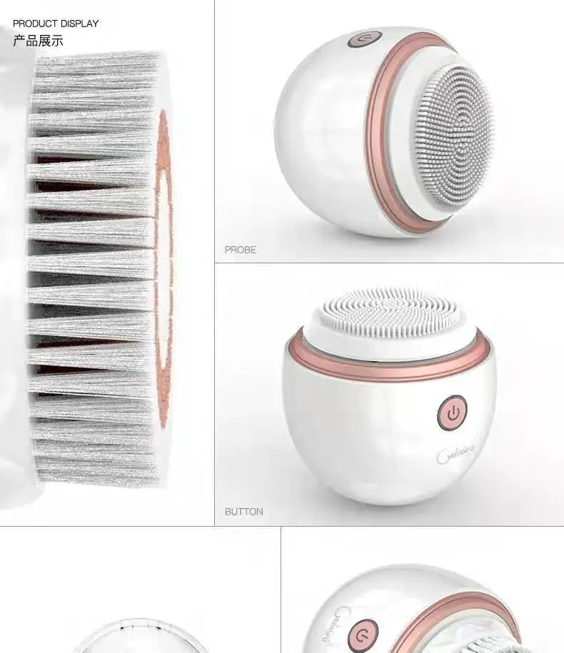 Беспроводной инструмент для мытья лица с акустической волной искусственная