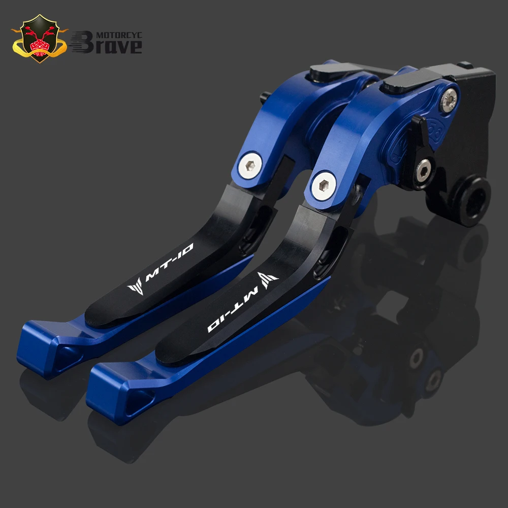 

LOGO MT10 For YAMAHA MT-10 MT 10 MT10 FZ-10 2016 2017 2018 2019 CNC Aluminum Motorcycle Accessories Brake Clutch Levers