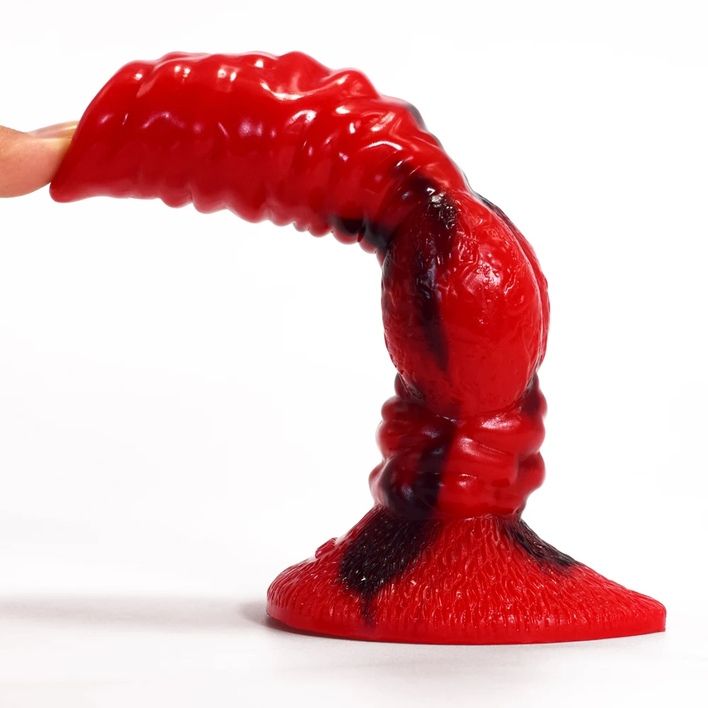 Фаллоимитатор с узлом собаки FRRK анальная Анальная пробка волчий пенис фетиш