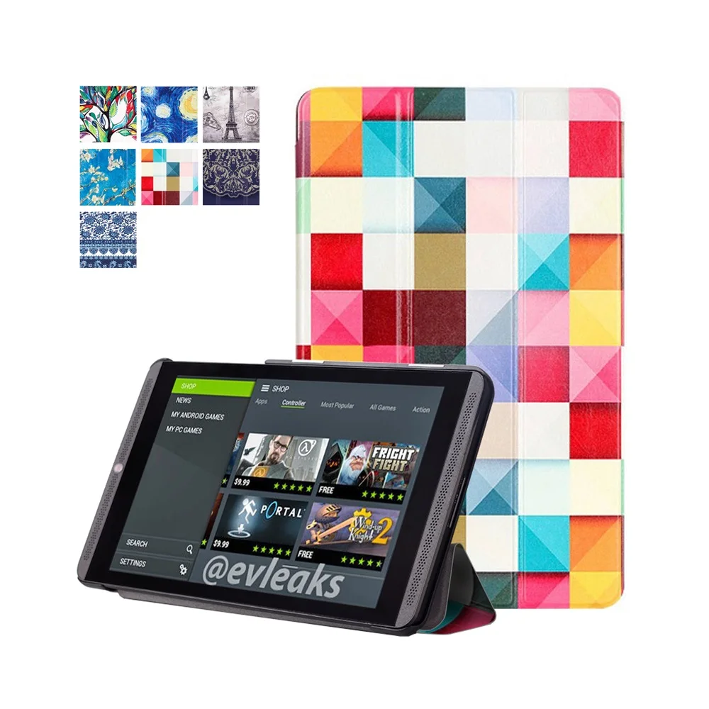 Чехол из искусственной кожи с рисунком для планшета Nvidia Shield K1 чехол tablet 2 8 0