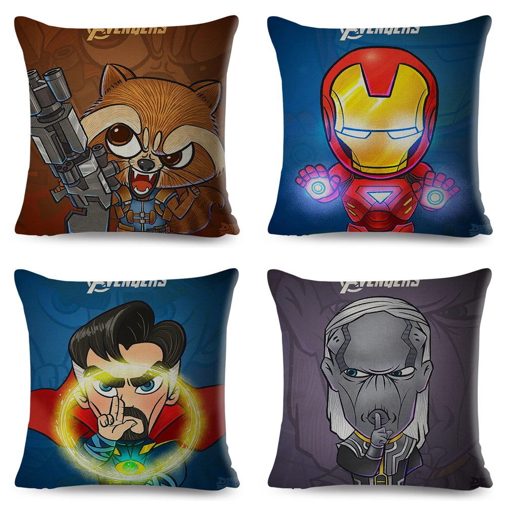 Наволочка с американским Аниме Супер-героем декоративный чехол милым мультяшным