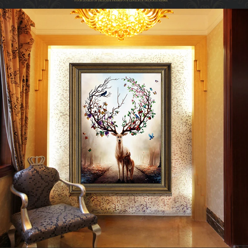 Настенная картина Laeacco на холсте в современном скандинавском простом стиле с