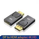Адаптер для порта дисплея 4K, Адаптер DP к HDMI Mini, штекер и гнездо дисплея, HD беспроводной адаптер для видео и аудио для ПК, ТВ, проектора