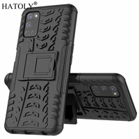 hatoly for cover oppo a92 case for oppo a72 a52 shockproof armor silicone hard plastic case for oppo a92 with holder stand 6 5