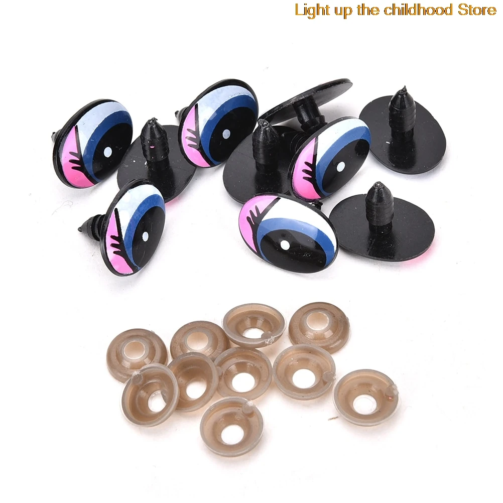 

10pcs Handmade Cartoon Eyes Safety Eyes for toys Doll Plastic Doll Eye Children DIY Dolls Stuffed Animal Crafts Puppet Wholesale
