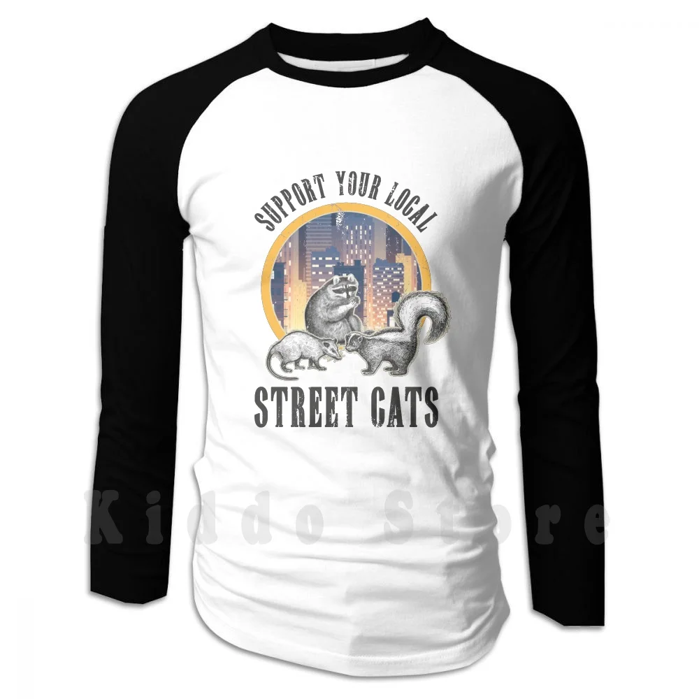 

Street Cats Gift , Support Your Local Street Cat hoodie long sleeve Street Cats Cat Cat Lover Support Street Cats