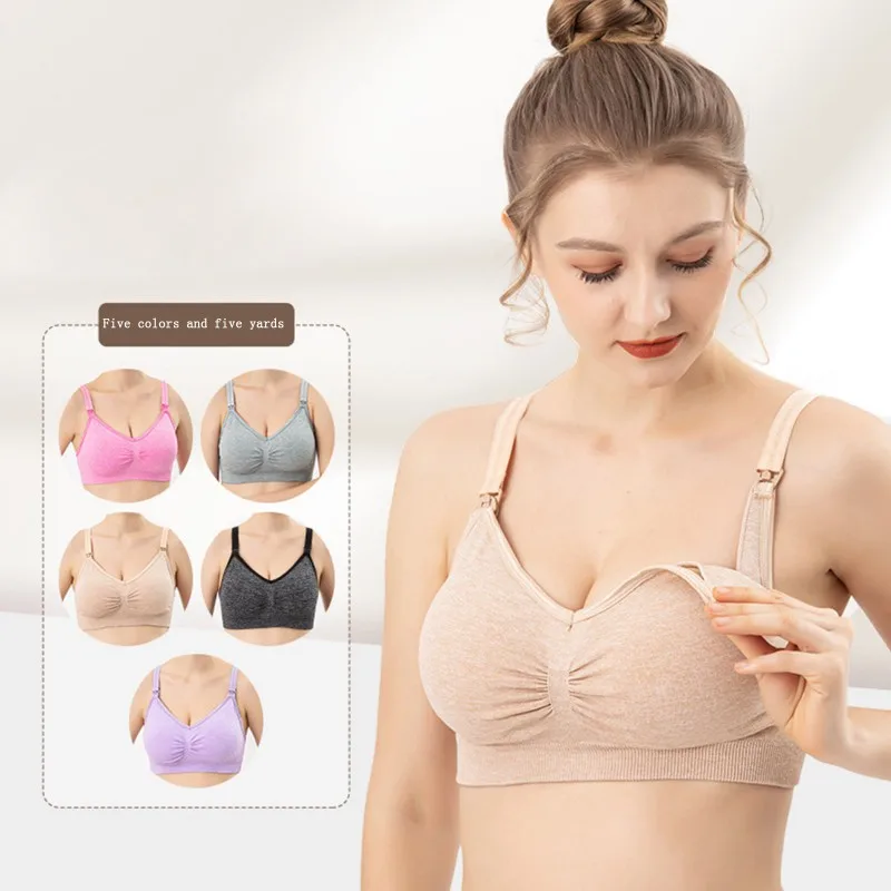 

Ladies Silk Seamless Nursing Bras And Maternity Bra Dropshipping