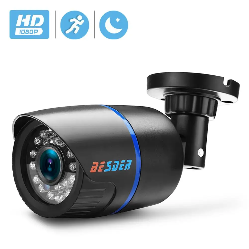 Besder 2,8 мм широкая ip-камера 1080P 960P 720P оповещение по электронной почте XMEye ONVIF P2P Обнаружение движения RTSP 48V наружняя камера видеонаблюдения POE CCTV уличная