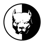 Водонепроницаемая наклейка на автомобиль бульдог