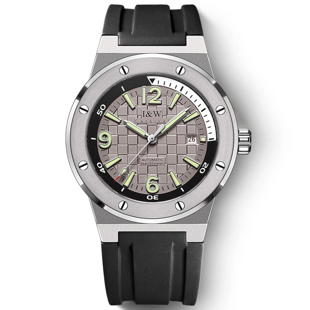 

Switzerland I&W Sports Men's Automatic Luxury Mechanical Watch For Men Sapphire Waterproof Men's Watch relógio masculino