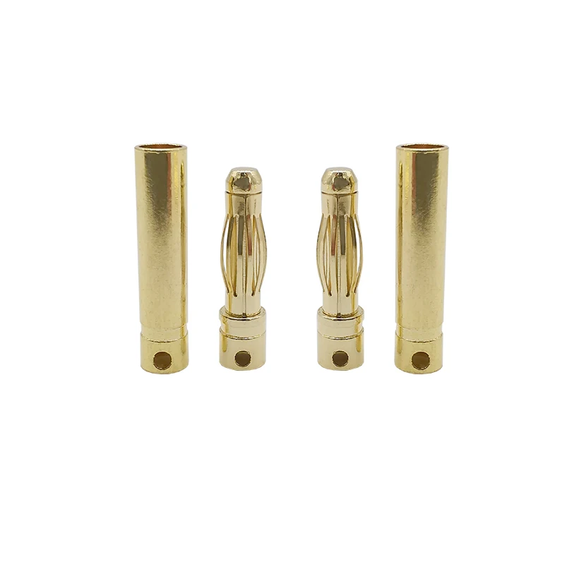5Pair 2mm 3mm 3.5mm 4mm Bullet Banana Plug Gold Plated RC Battery Male Female Connector | Обустройство дома