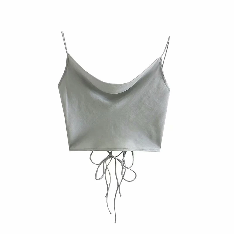 

HWLZLTZHT wo Piece Set Women Top And Pants Za 2021 Summer Crop Top Female Wide Leg Pants Women Loose Trouser High Waisted Pants