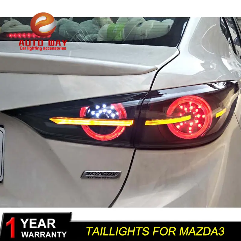 Чехол для стайлинга автомобиля Mazda 3 Mazda3 Axela M3 2014 2018 задние фонари задний
