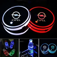 car ambient light colorful induction atmosphere interior water coaster decoration for opel insignia astra j h corsa accessories