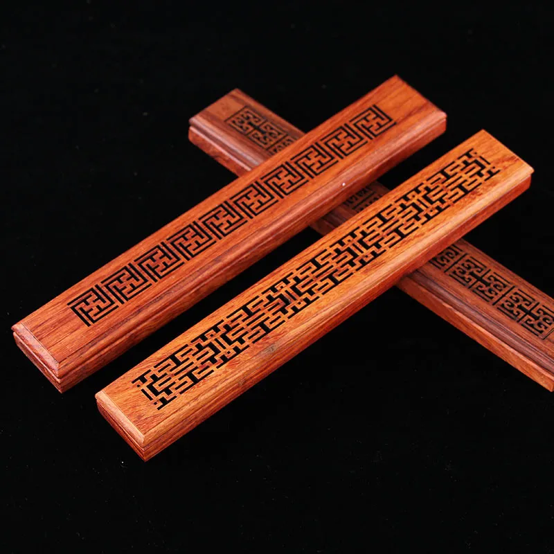 Вьетнам палисандровый ладан горелка ручная резьба полые винтажные Joss подставка