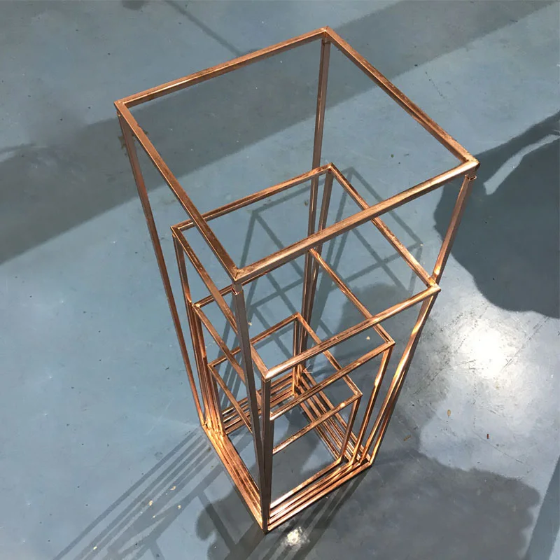 Блестящая позолоченная Серебристая Роза Золотая свадебная домашняя