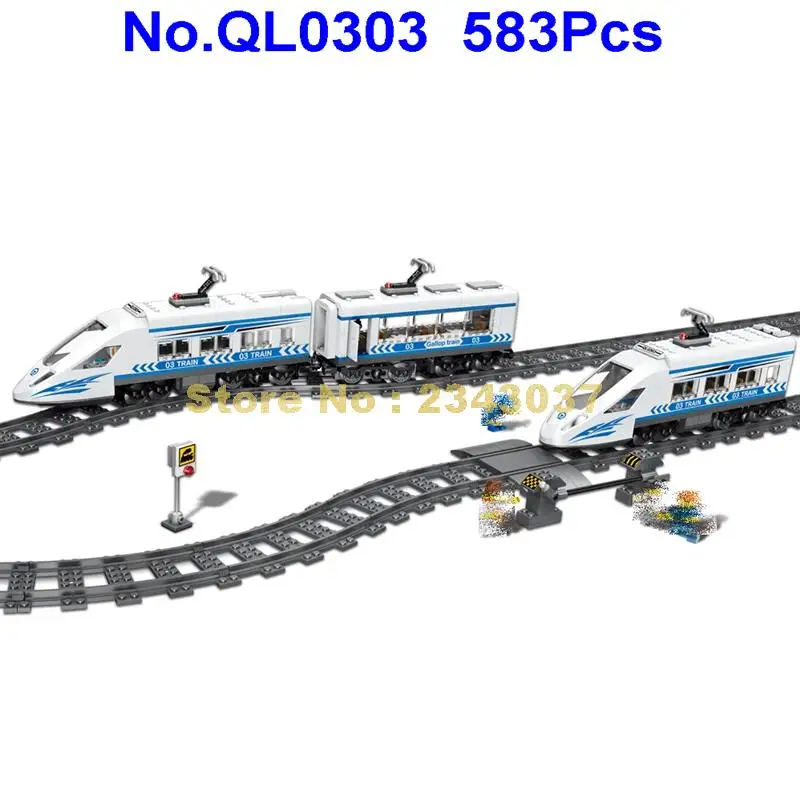 Ql0303 583 шт. technic city пульт дистанционного управления rc железнодорожная станция железная дорога электрические строительные блоки игрушка