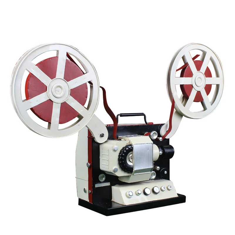 Винтажный кинопроектор металлическая модель железный реквизит для фотосъемки