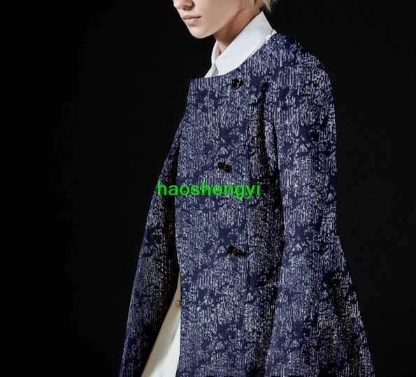 Super beautiful streamer fold texture fashion linen jacquard garment fabric | Дом и сад