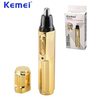 kemei nose hair trimmer fashion electric shaving nose man and woman cut km 6616