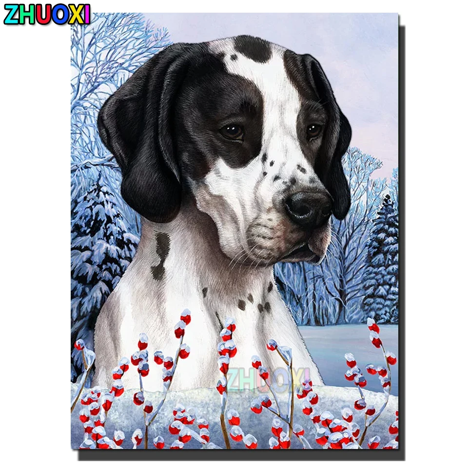 

American Brittany Full drill mosiac diy Diamond Painting 5d animal diamond Embroidery Handmade Home Decor diamond Stitch Cross