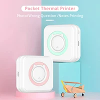 2021 mini photo ribbon uv printer portable pocket thermal printing impresoras bluetooth compatible for mobile phone android ios
