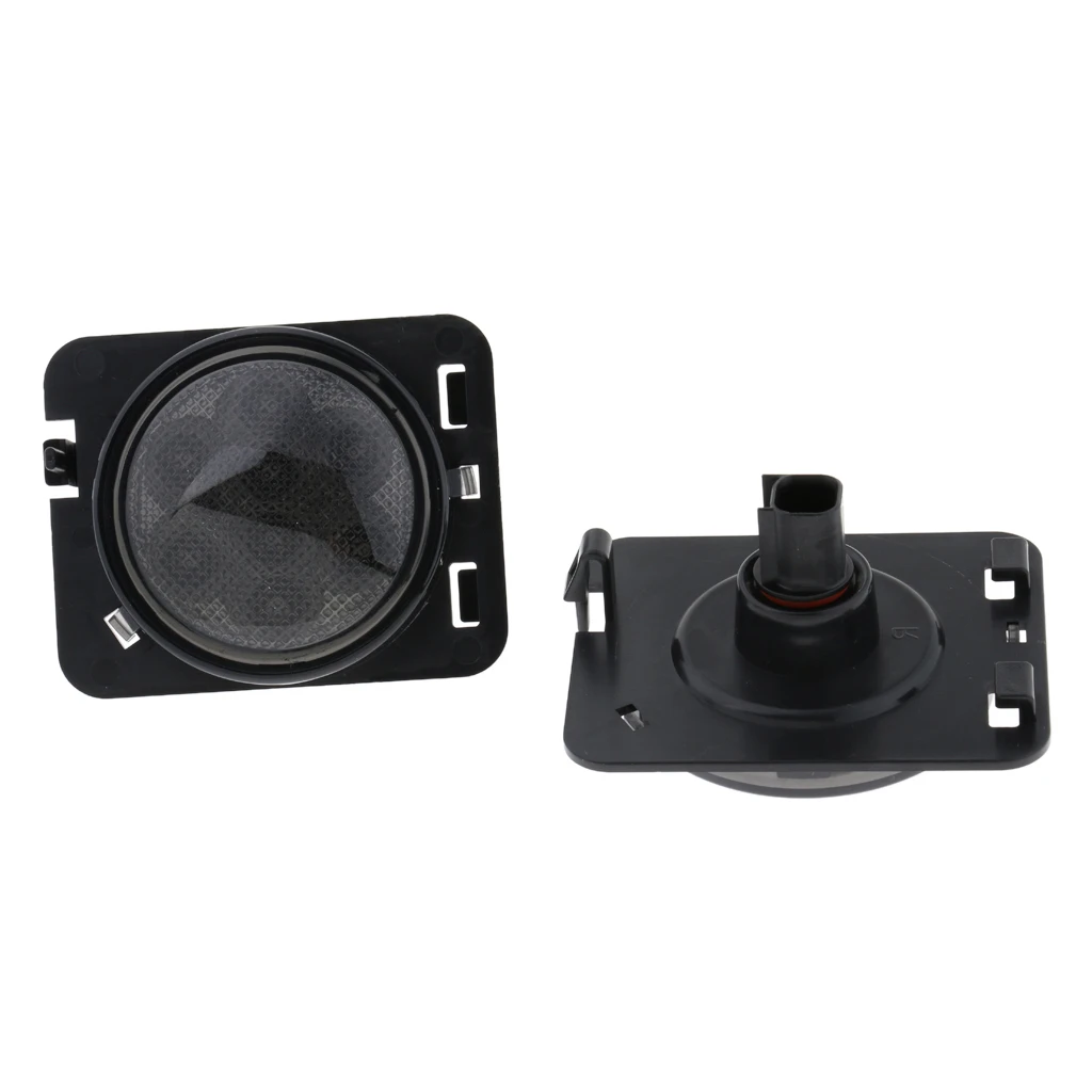 Пара светодиодный сигнал поворота W/ Fender боковой светильник объектив дыма для 07-17