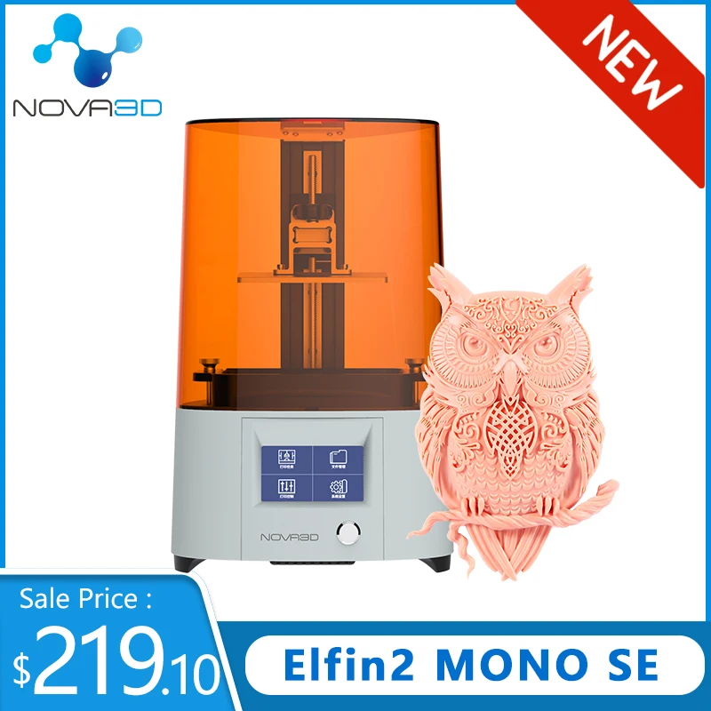 3d принтер NOVA3D Монохромный экран Elfin2 SLA LCD принтеры 6 08 дюймов 2560x1640|3D принтеры| |