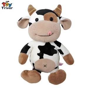 Kawaii Корова Крупный рогатого скота плюшевая игрушка тривер мягкие животные кукла подушка ребенок дети мальчики девочки день рождения игрушки подарок домашний декор
