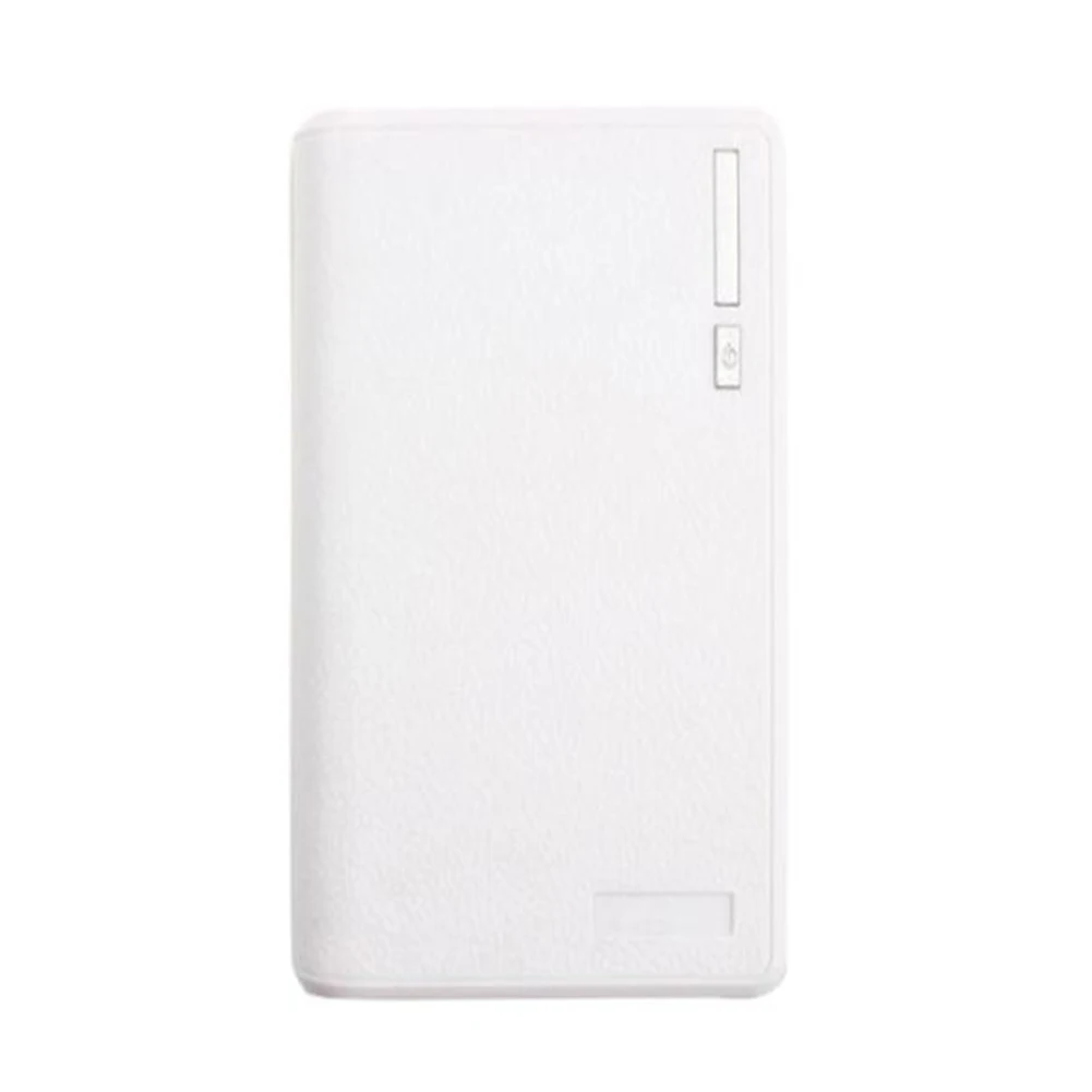 White for 6pcs Портативный цифровое мобильное Мощность банковская карта чехол для 4, 6 штук в партии, 18650 Батарея Зарядное устройство чехол Сделай Сам Наборы наружный Micro USB зарядка Box Дело - Цвет: White for 6pcs