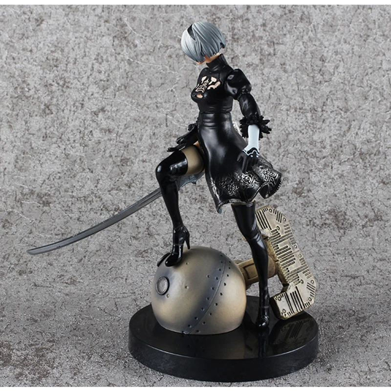 Anime NieR:Automata YoRHa No. 2 Type B PVC Figure Collectible Model Toy 14cm Nier Automata a2 | Тематическая одежда и