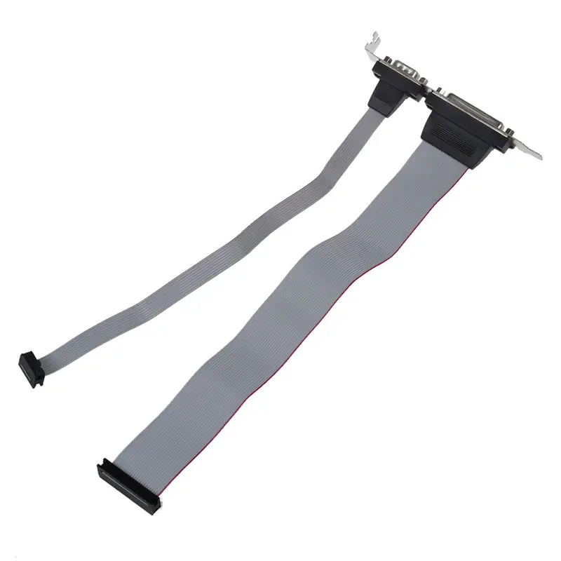 DB25 Female to IDC 26 Pin + DB 9 10 Adapter Panel Slot Plate |