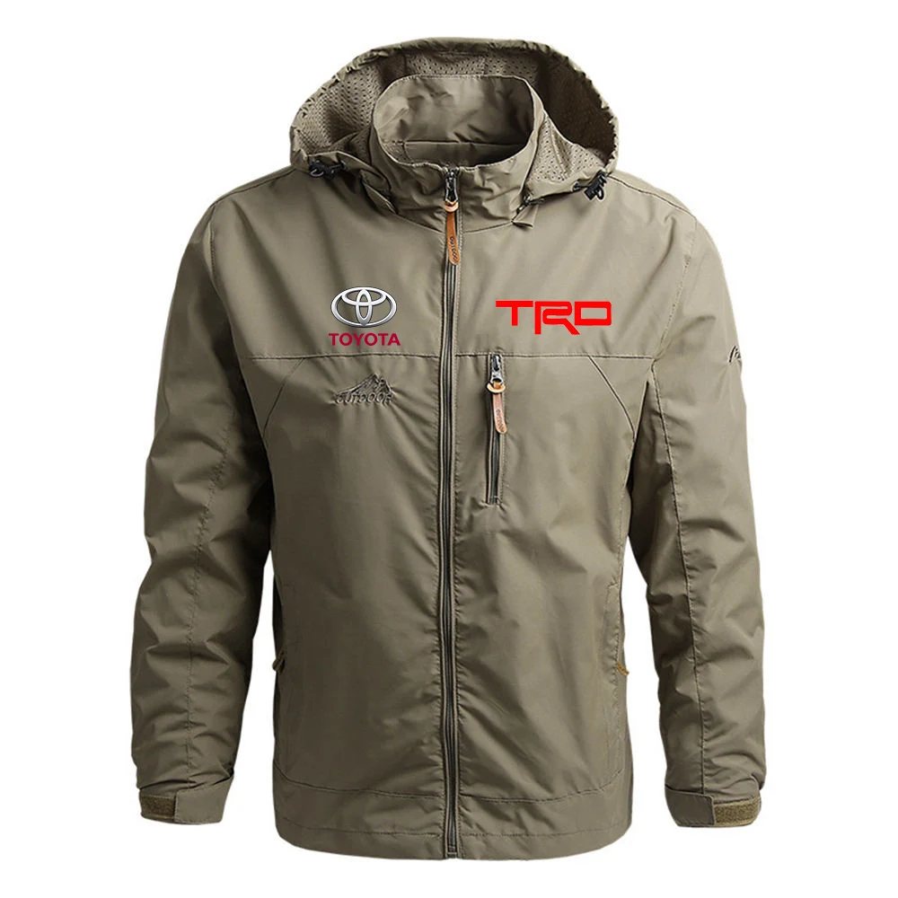 

NEW Men Toyota Trd Car Logo College Hooded Style Custom Print Classic Warm Zipper Cardigan Hoodie Coats Male Sweatshirts Jacket