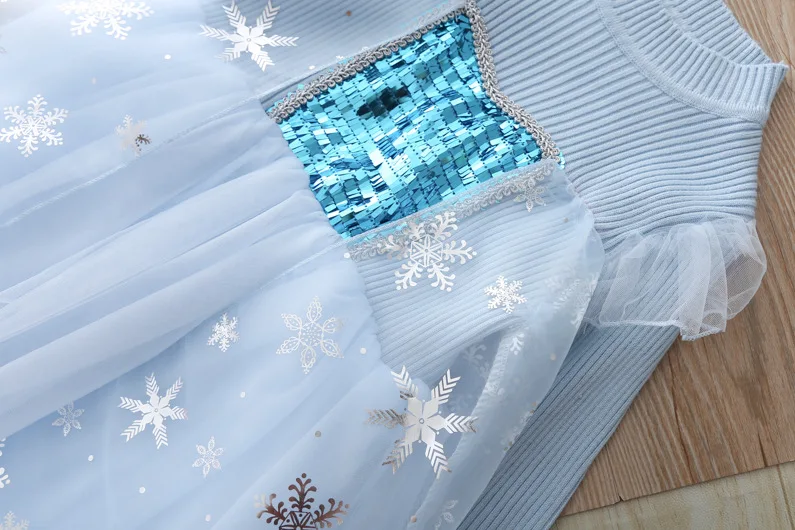 Baby Girls Dress Winter Christmas Cosplay Clothes For Girl Kids 6 years birthday Mesh party Dresses Children princess Costumes | Детская