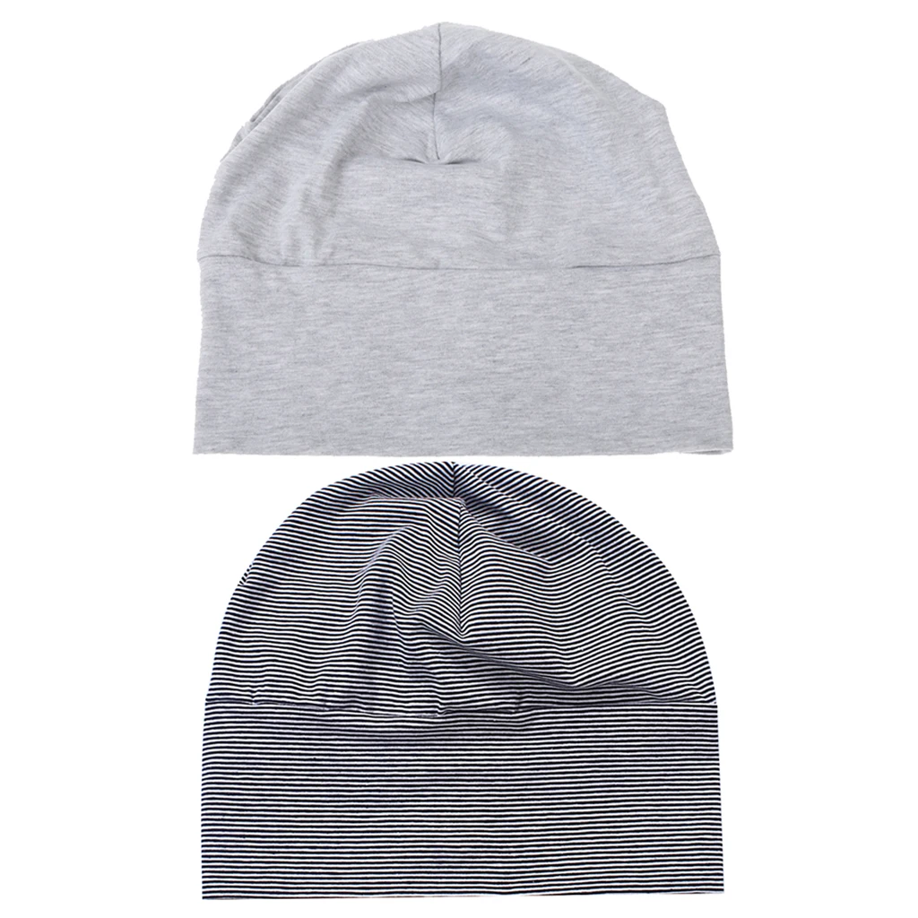 

UNISEX NIGHTCAP COMFORT HATS EYE HEAD COVER DAY NIGHT CAPS SLEEPING HAT 2PCS
