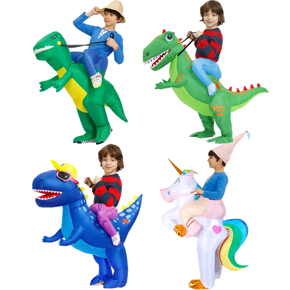 Детские костюмы для Хэллоуина мальчиков аниме косплей Рождественский единорог