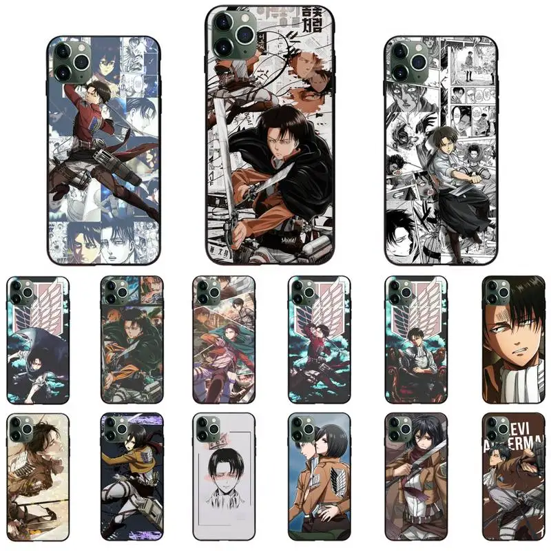 

Anime Attack On Titan Phone Case for iPhone 11 12 mini pro XS MAX 8 7 Plus X XS XR
