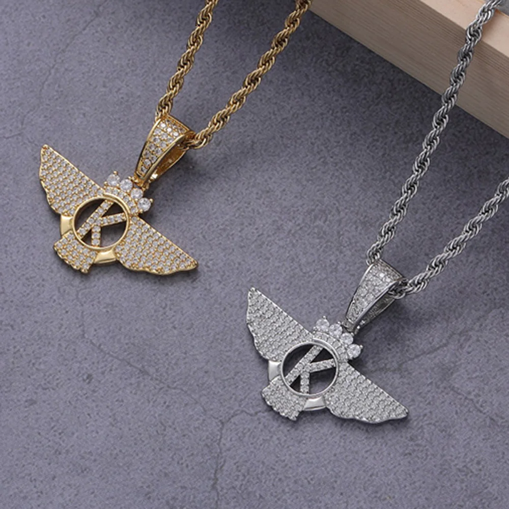 В Стиле Хип хоп ювелирные изделия K ожерелья с подвесками реперские кепки