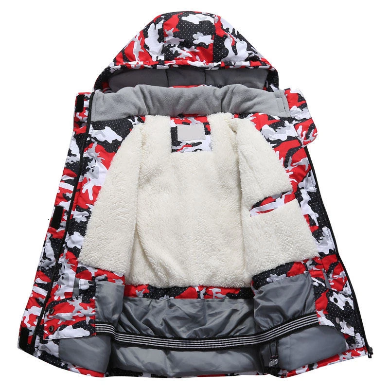 Ветрозащитный спортивный костюм для катания на лыжах зимняя детская верхняя